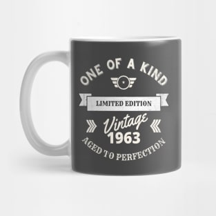 One of a Kind, Limited Edition, Vintage 1963, Aged to Perfection Mug